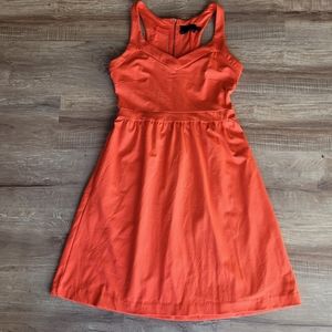 Cynthia Rowley Orange Racerback Fit & Flare Dress Size Medium